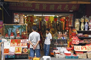 Souvenir Prints: Chinese gift shop, Chinatown, Manila, Philippines, Southeast Asia, Asia