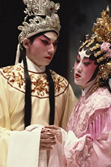 Chinese stage opera, Cheung Chau Island, Hong Kong, China, Asia