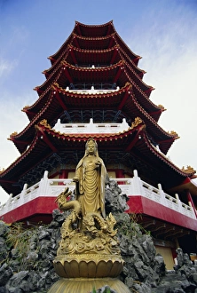 Sarawak Prints: Chinese temple in Sibu