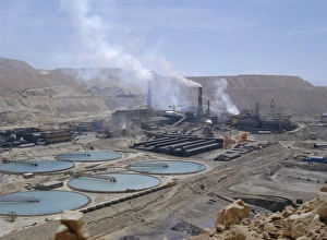 Atacama Prints: Chiquicamata Coppermine, Atacama Desert, Chile, South America