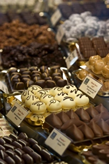 Tray Prints: Chocolate shop at the Schokoladen museum