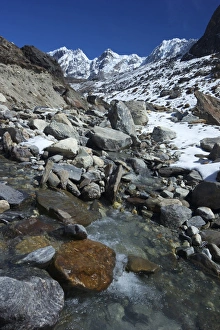 Solukhumbu District Prints: Chola Khola valley near Dzonglha