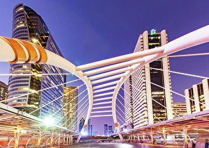 Concrete Prints: Chong Nonsi bridge, Bangkok, Thailand