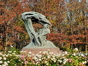 Warsaw Prints: Chopin Monument, Lazienki Park (Royal Baths Park)