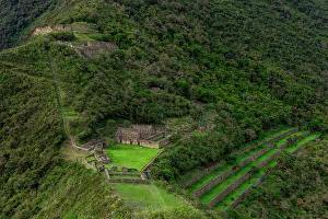 Pastures Prints: Choquequirao archaeological site, Peru, South America