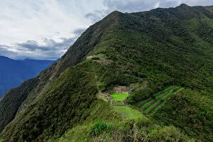 Pastures Prints: Choquequirao archeological site, Peru, South America