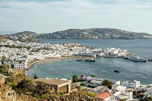 Sea View Prints: Chora (Mykonos Town), Mykonos, Cyclades, Greek Islands, Greece, Europe