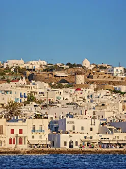 Mykonos Prints: Chora waterfront, Mykonos Town, Mykonos Island, Cyclades, Greek Islands, Greece, Europe