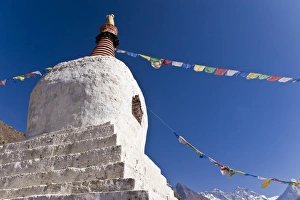 Religions Prints: Chorten, Khumbu (Everest) Region, Nepal, Himalayas, Asia