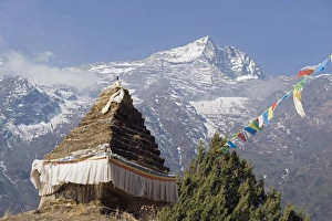 Solu Khumbu Everest Prints: Chorten, Solu Khumbu Everest Region, Sagarmatha National Park, Nepal, Asia
