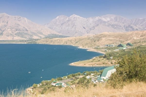 Images Dated 14th August 2009: Chorvoq Reservoir at Ugam Chatkal National Park, Chimkar, Uzbekistan, Central Asia, Asia