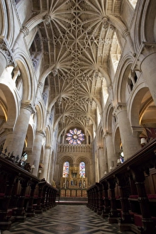 Images Dated 8th October 2009: Christ Church Cathedral interior, Oxford University, Oxford, Oxfordshire