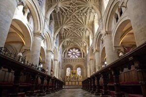 Images Dated 8th October 2009: Christ Church Cathedral interior, Oxford University, Oxford, Oxfordshire