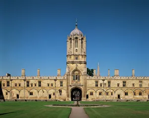 College Prints: Christ Church College, Oxford, Oxfordshire, England, United Kingdom, Europe