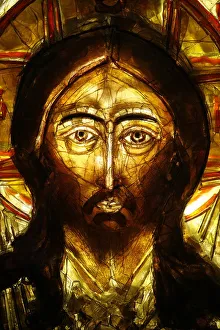 Lourdes Prints: Christ icon, Lourdes, Hautes Pyrenees, France, Europe