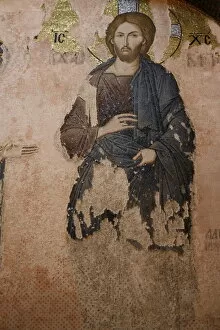 Christ in Kariye Camii (Holy Saviour in Chora church), Istanbul, Turkey, Europe