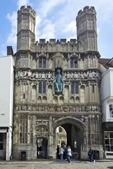 Images Dated 7th August 2011: Christchurch Gate, Canterbury, Kent, England, United Kingdom, Europe