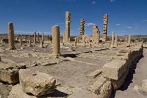 Sbeitla Prints: Christian Church, Roman ruins of Sbeitla, Tunisia, North Africa, Africa