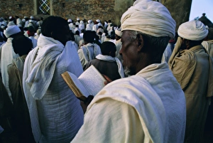 Christian pilgrims, Easter festival, Sainte Marie de Sion (St. Mary of Zion)
