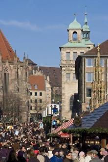 Images Dated 30th November 2008: Christkindelsmarkt (Christ Childs Market) (Christmas Market), Nuremberg