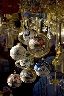 Images Dated 30th November 2008: Christmas decorations, Christkindelsmarkt (Christ Childs Market) (Christmas Market)