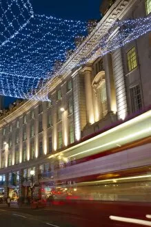 Images Dated 4th January 2010: Christmas lights, Regents Street, London, England, United Kingdom, Europe
