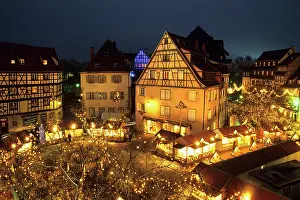 Stalls Prints: Christmas market, Former customs House square