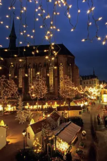 Stalls Prints: Christmas market, Dominicans square