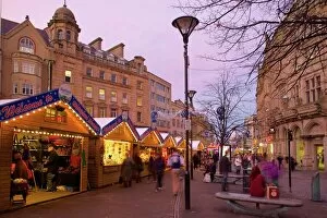 Sheffield Collection: Christmas Market, Sheffield, South Yorkshire, Yorkshire, England, United Kingdom, Europe