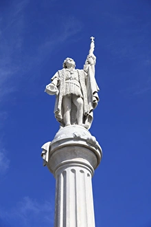 The Caribbean Prints: Christopher Columbus Statue, Plaza Colon