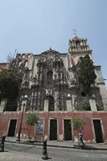 The chuch Templo de la Compania in Guanajuato, a UNESCO World Heritage Site