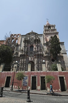 The chuch Templo de la Compania in Guanajuato, a UNESCO World Heritage Site The chuch Templo de la Compania in Guanajuato, a UNESCO World Heritage Site