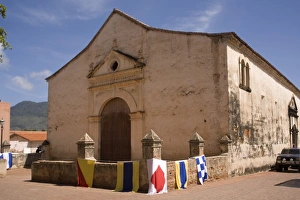 Images Dated 22nd January 2008: Church in Asuncion main square, Margarita island, Venezuela, South America