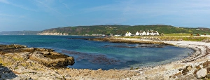 Cottages Prints: Church Bay, Rathlin Island, County Antrim, Ulster, Northern Ireland, United Kingdom