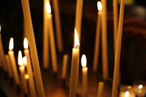 Images Dated 7th December 2009: Church candles, Paris, France, Europe