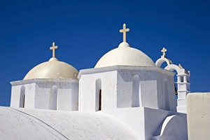 Cylades Prints: Church, Chora, Amorgos, Cyclades, Aegean, Greek Islands, Greece, Europe