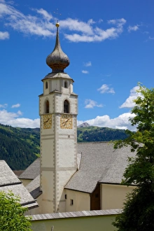 Church, Colfosco, Badia Valley, Bolzano Province, Trentino-Alto Adige, Italy, Europe