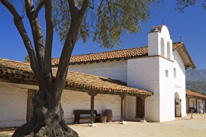 Images Dated 14th July 2009: Church, El Presidio De Santa Barbara State Historic Park, Santa Barbara