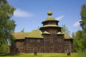 Architectural Feature Prints: Church of Elijah the Prophet, Museum of Wooden Architecture, Kostroma, Kostroma Oblast
