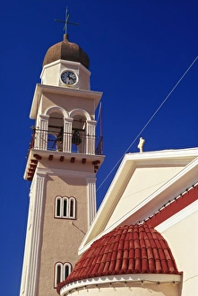 Church at Farsa, Cephalonia, Ionian Islands, Greek Islands, Greece, Europe