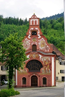 Bayern Prints: Church, Fussen, Bavaria, Germany, Europe