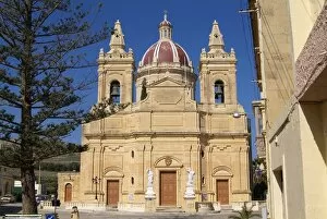 Images Dated 10th October 2005: Church at Gharb, Gozo, Malta, Mediterranean, Europe