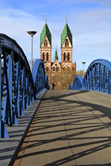 Freiburg Prints: Church of Herz-Jesu, Freiburg, Baden-Wurttemberg, Germany, Europe