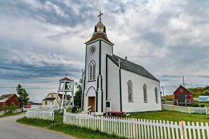 Newfoundland And Labrador Prints: Church in historic town of Trinity