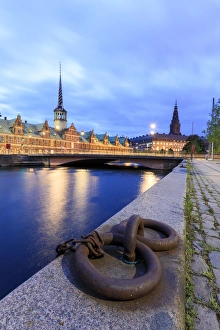 Parliament Building Prints: The Church of Holmen and the House of Parliament
