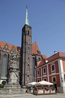 Silesia Prints: Church of the Holy Cross, Old Town, Wroclaw, Silesia, Poland, Europe