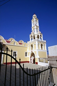 Simi Prints: Church, Horio, Symi, Dodecanese, Greek Islands, Greece, Europe