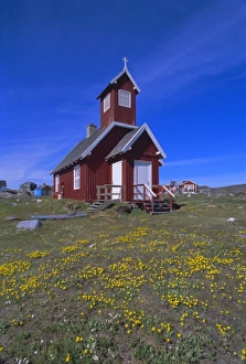 Godthab Prints: Church in Ilimanaq