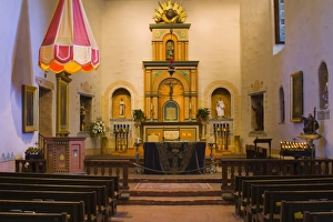 Church interior, Mission Basilica San Diego de Alcala, San Diego, California Church interior, Mission Basilica San Diego de Alcala, San Diego, California