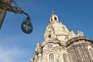 Images Dated 9th October 2010: Church of Our Lady, Dresden, Saxony, Germany, Europe